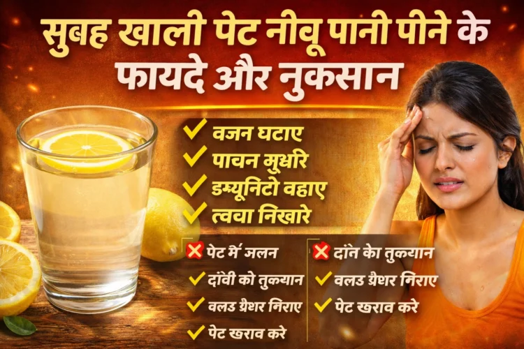 सुबह खाली पेट नींबू पानी पीने के नुकसान