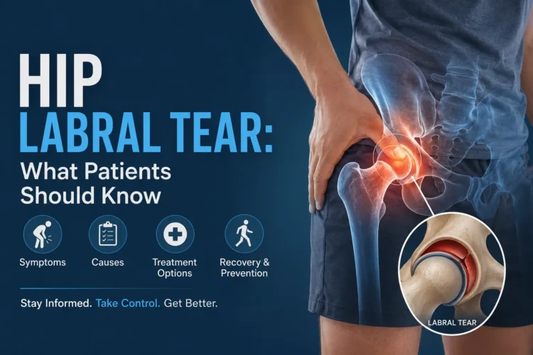 Hip Labral Tear: What Patients Should Know 1 Hip Labral Tear