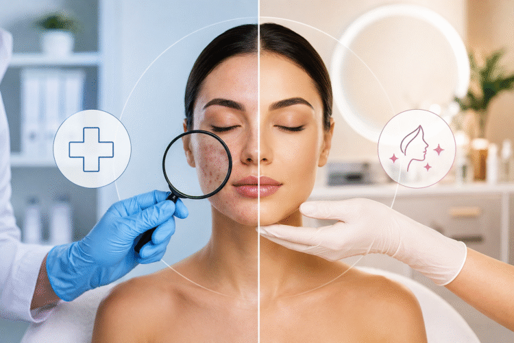 Medical vs Cosmetic Dermatology: How Skin Specialists Treat Both 1 Dermatology