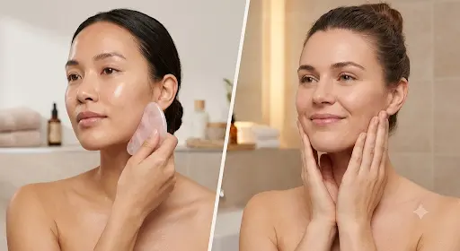 Gua Sha vs. Hands-Only Face Massage: Which Lymphatic Technique Actually Wins? 1 Face Massage