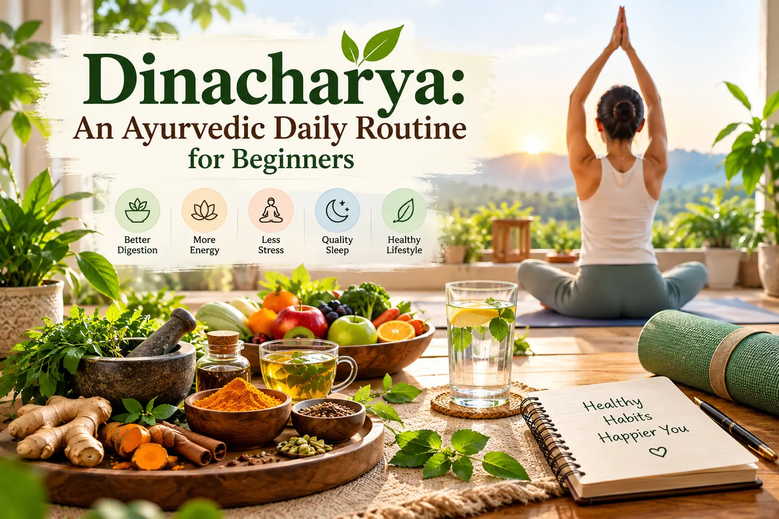 Dinacharya: An Ayurvedic Daily Routine for Beginners 1 Dinacharya Ayurvedic Daily Routine